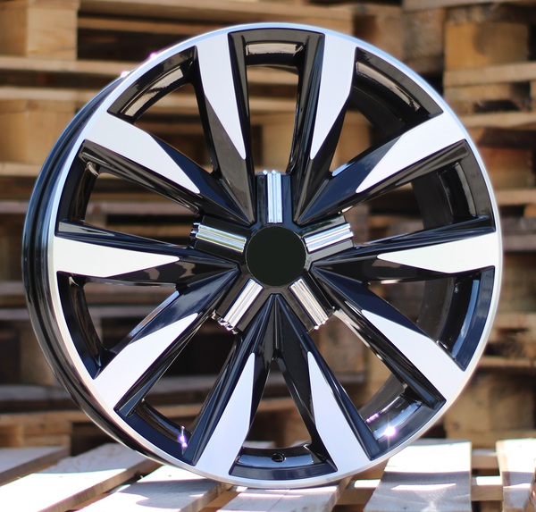Jante T5/T6 Springfield Gloss Black Polished pour Volkswagen Transporter T5-T6 par Auto Look Perfect