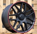 ALT8135 Matt Black Red Lip