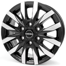 Borbet CW6 Dull Black Polished
