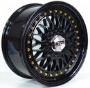 GTP WHEELS GTP 072 Matt Black Gold Rivet