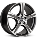 Ronal R55 Suv Matt Black Polished