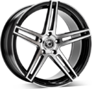Wrath Wheels WF1 Gloss Black Polished Face