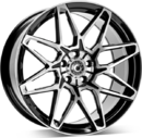 Wrath Wheels WF6 Gloss Black Polished Face