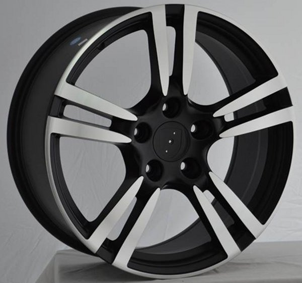 Jante Turbo 2 Matt Black polie pour Porsche 911(997) Carrera S / 2S / Cabrio / S Cabrio / Targa par Auto Look Perfect