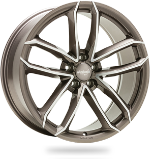 Jante Wheelworld WH33 Platin Grau Polished pour Seat Leon MK2 de 2005 à 2013 par Auto Look Perfect