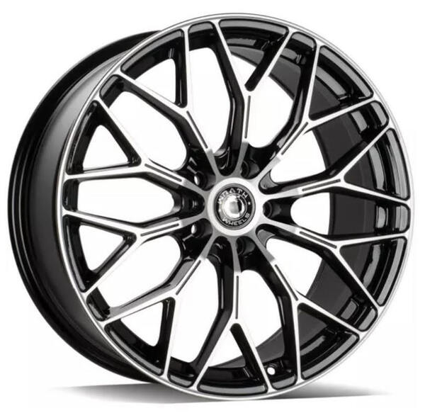 Jante Wrath Wheels WF16 Gloss Black Polished pour Bmw Série 3 (E46) 06/1998 à 03/2005 par Auto Look Perfect