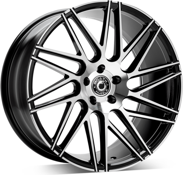 Jante Wrath Wheels WF4 Gloss Black Polished Face pour Bmw Série 3 F30 et F31 par Auto Look Perfect
